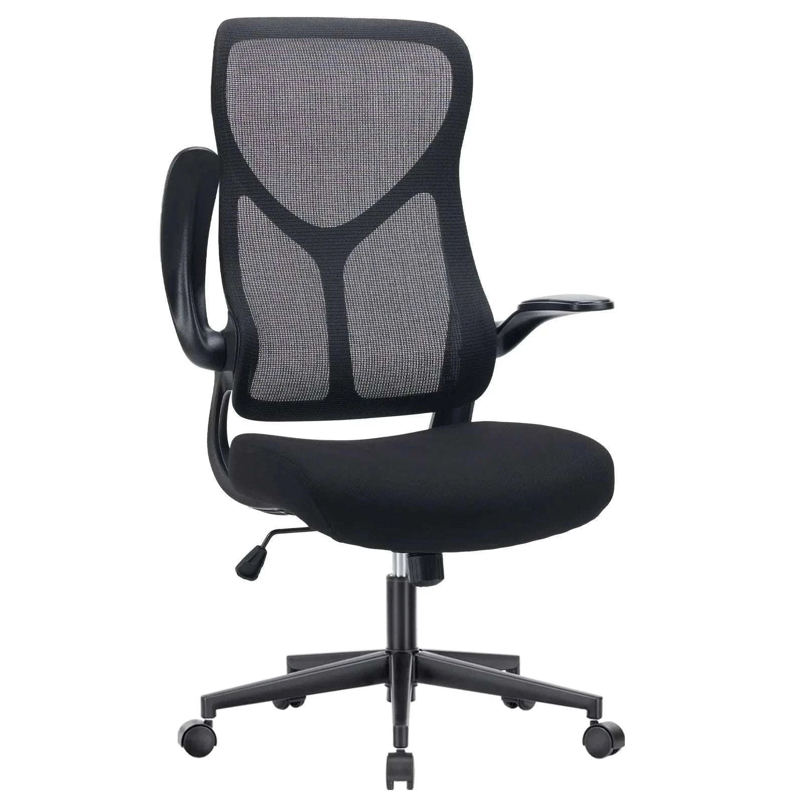 Ergonomic Mesh Office Chair with Lumbar Support & Flip-Up Arms - Image 10
