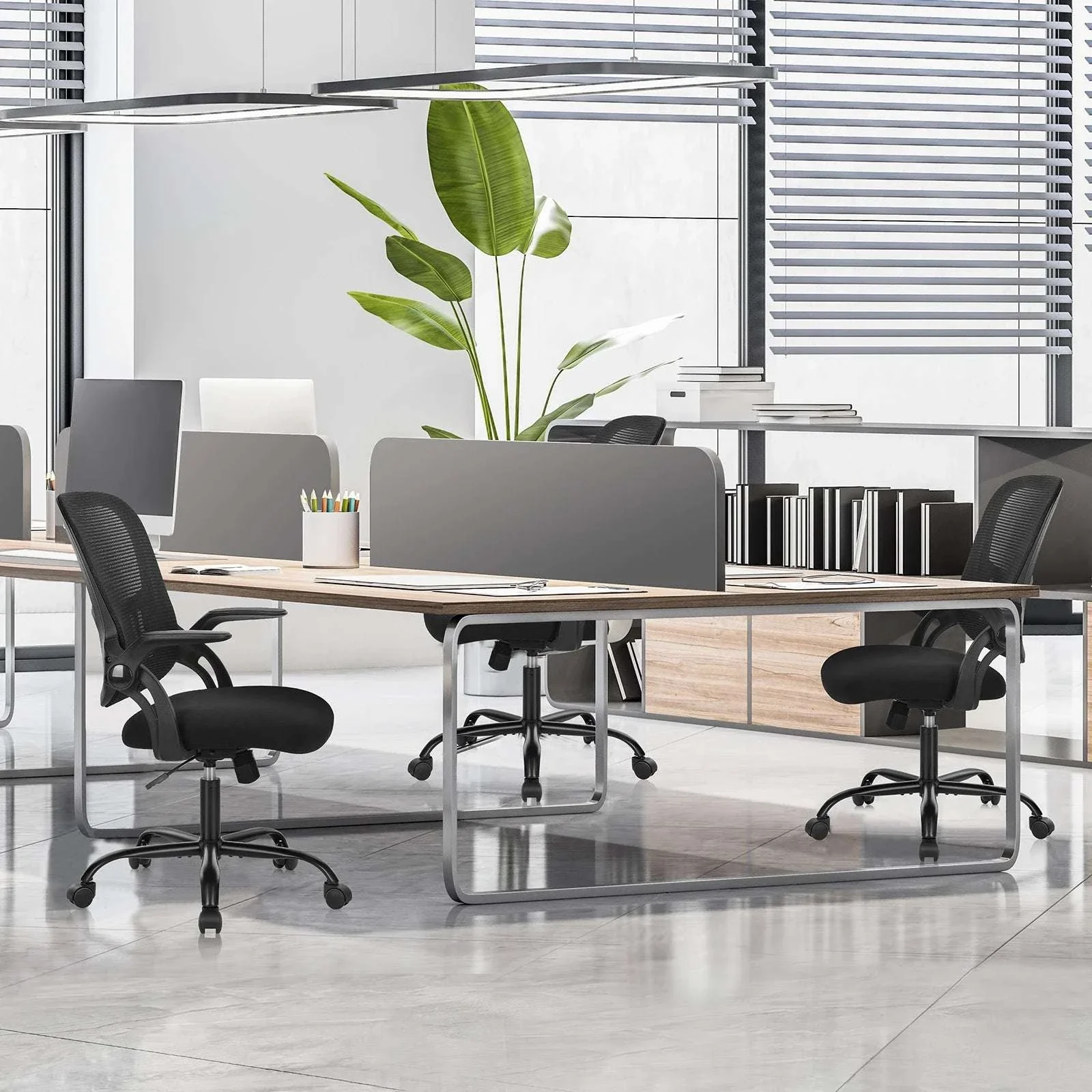 Ergonomic Mesh Office Chair with Lumbar Support & Adjustable Height - Image 5
