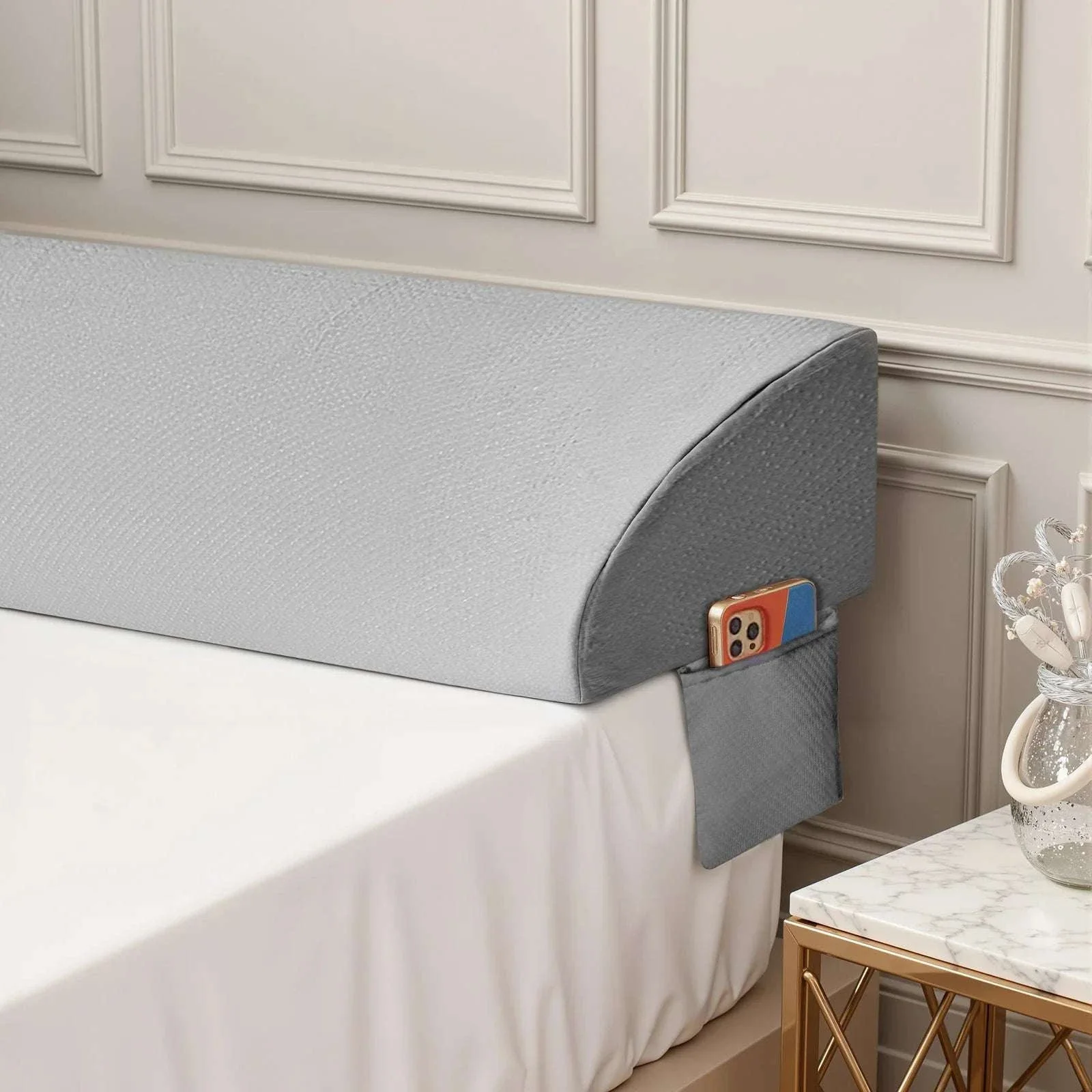 Ergonomic Memory Foam Neck Pillow with Cooling Cover & Dual Height