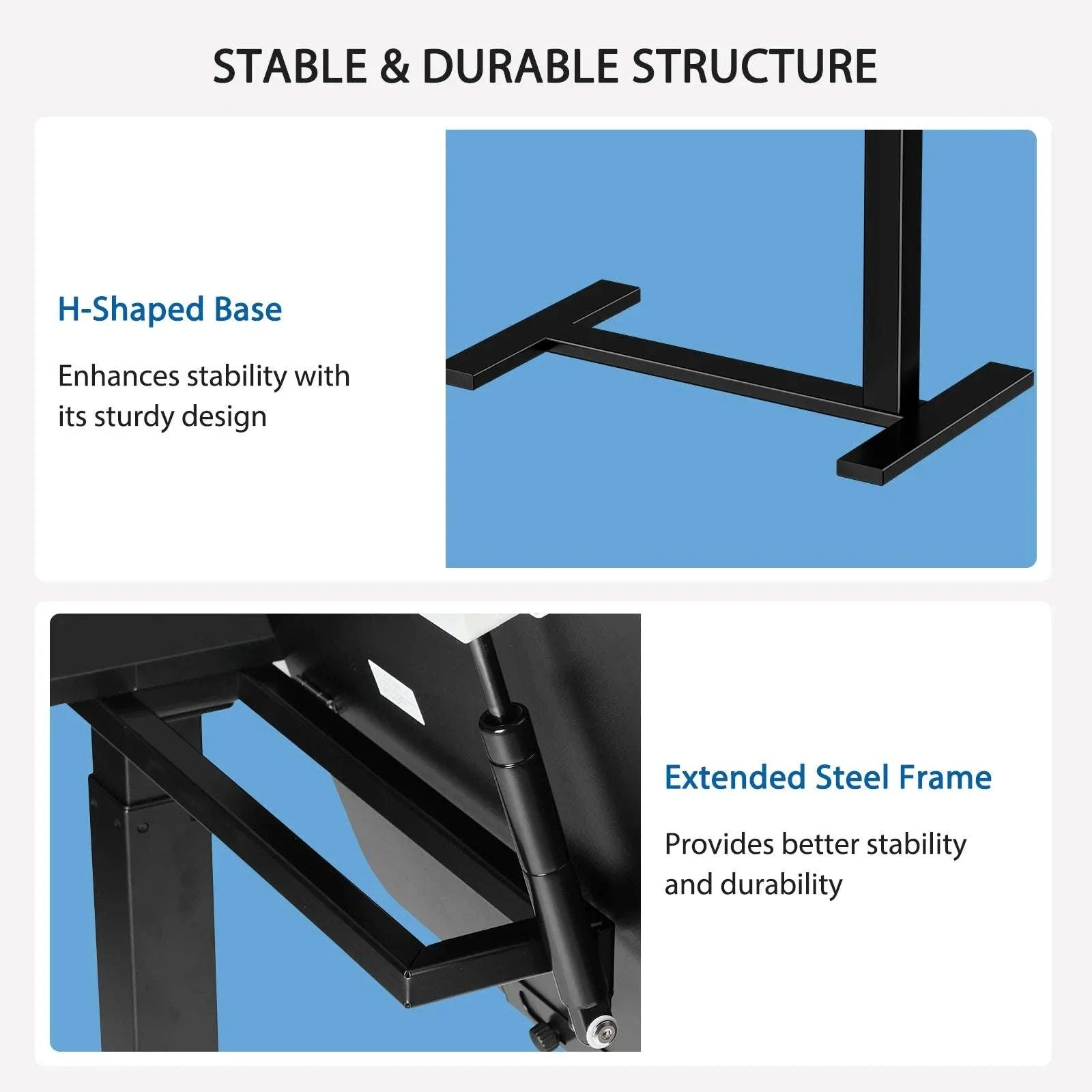 Adjustable Overbed Table with Tilt Top for Bedside Work and Meals - Image 5