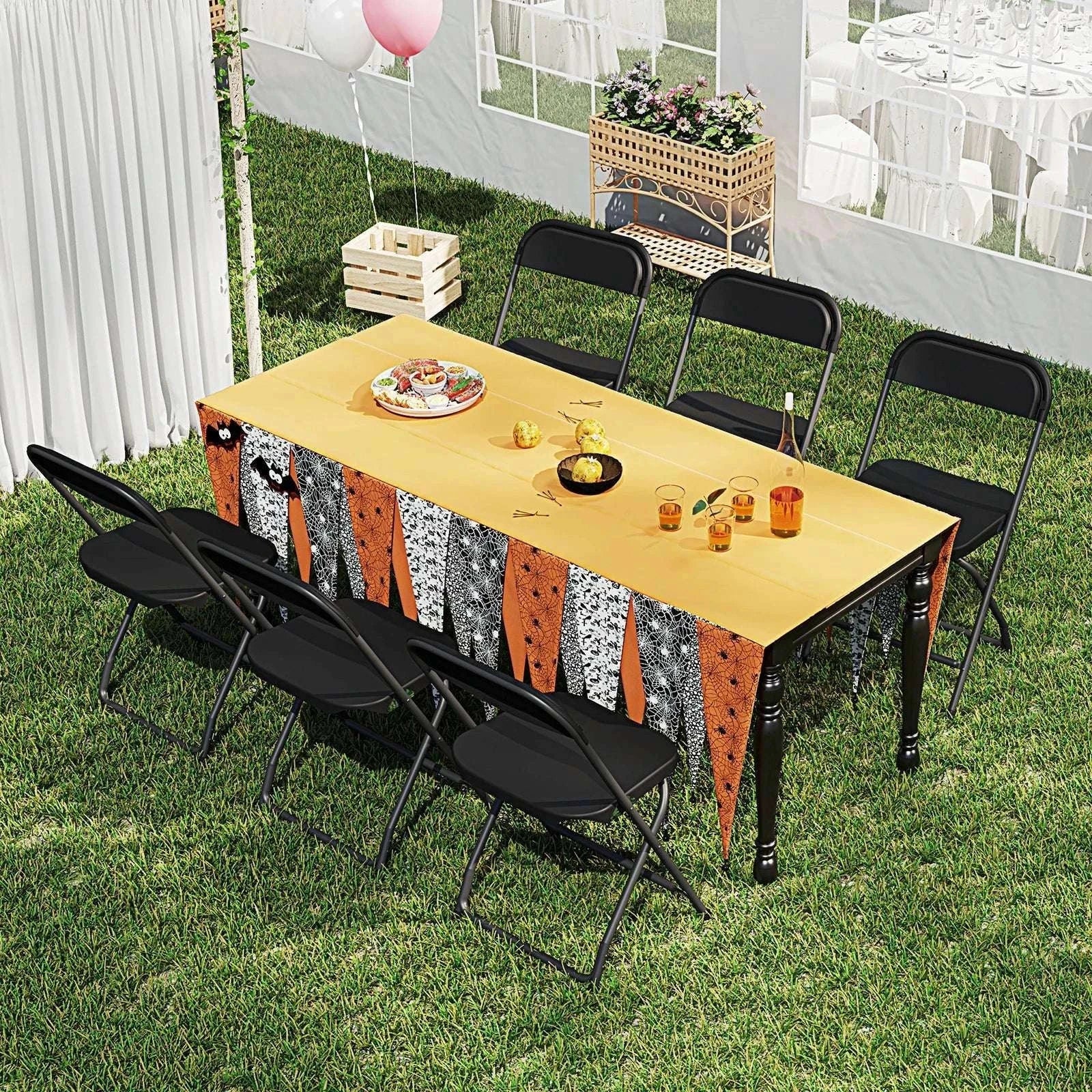 Folding Chair Set of 10 with Cushioned Seat 330LB Capacity - Image 5