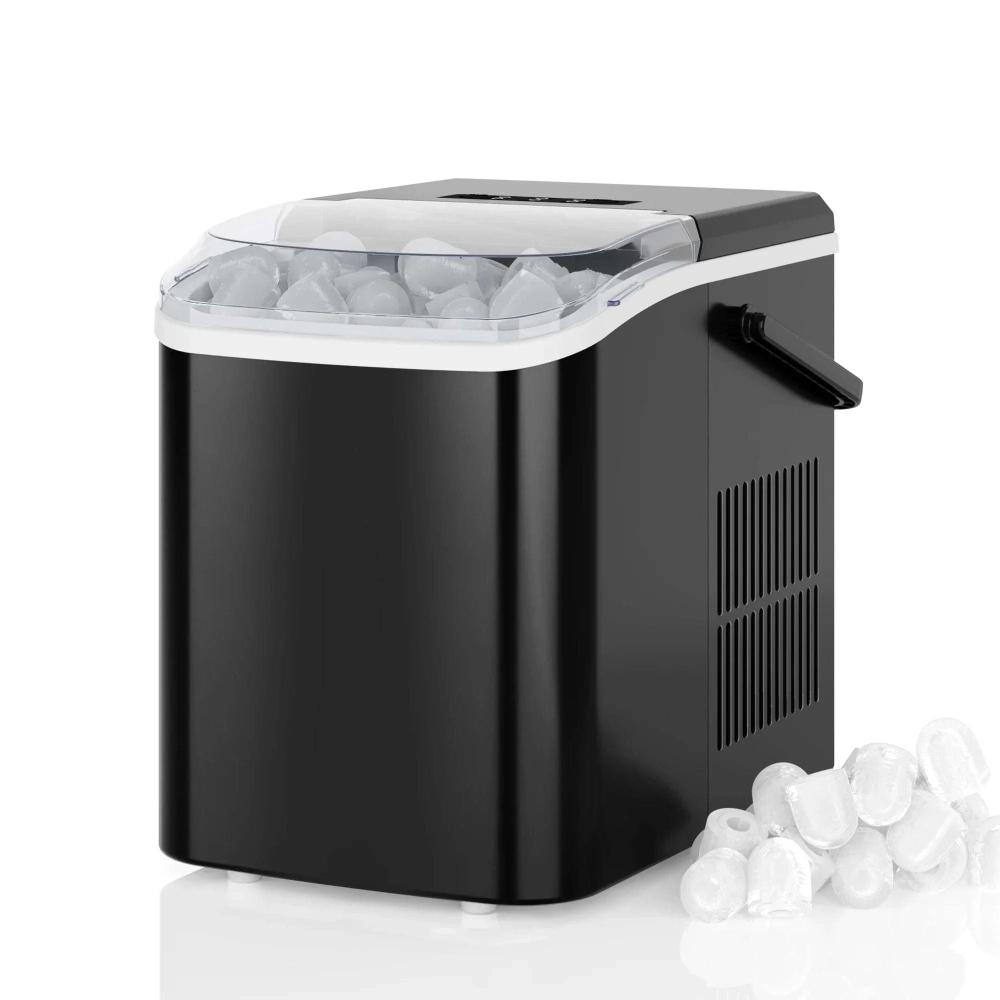 Portable Countertop Ice Maker with Handle – 9 Cubes in 6 Minutes - Image 17