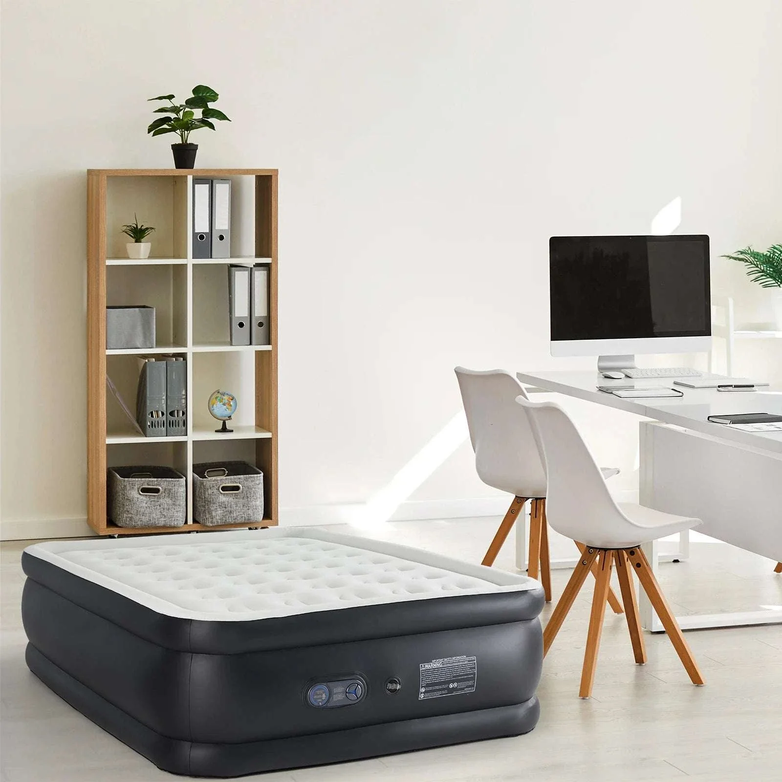 Queen & Twin Air Mattress with Built-In Pump and Non-Slip Base - Image 11
