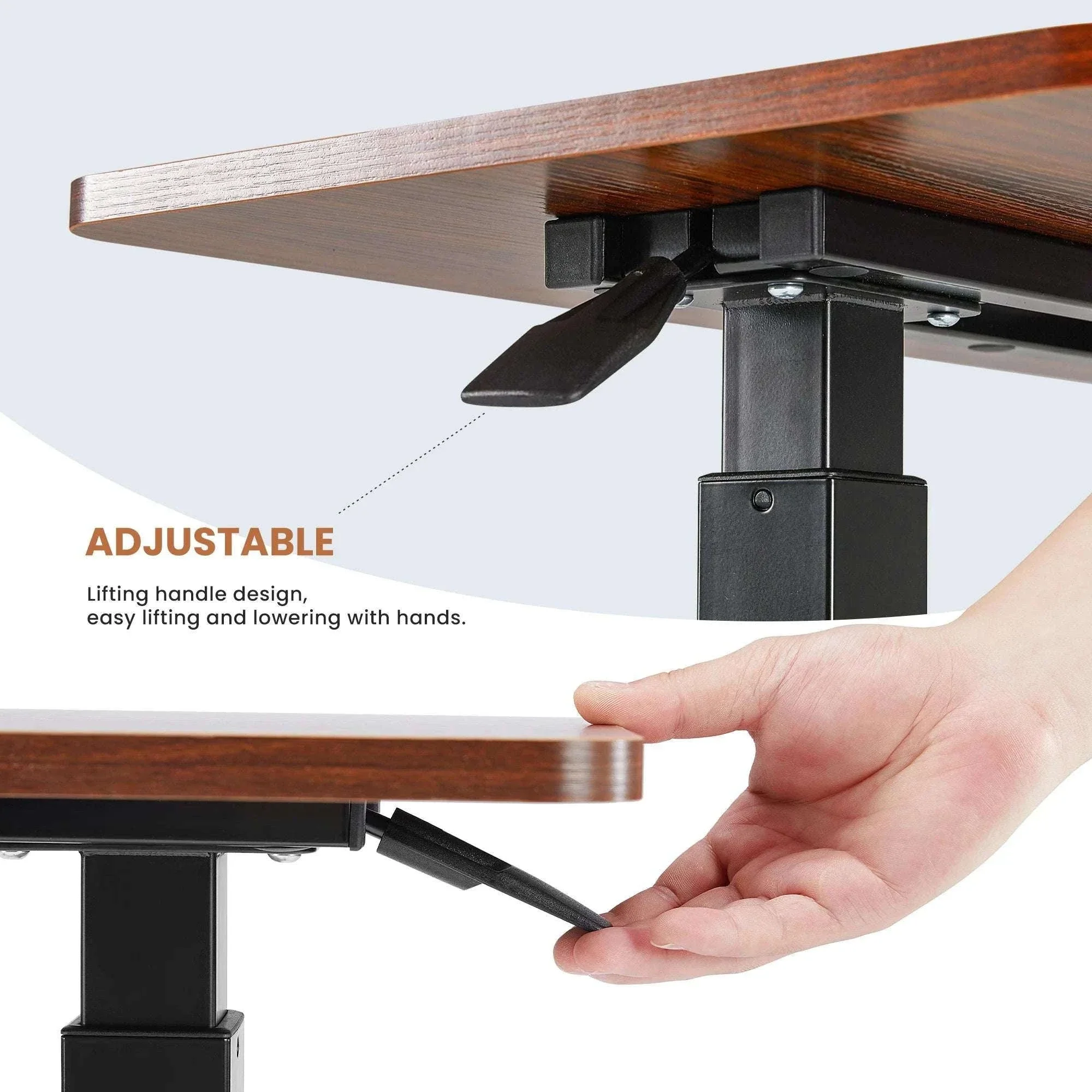 Adjustable Overbed Table for Laptop, Sofa & Bedside Use - Image 6