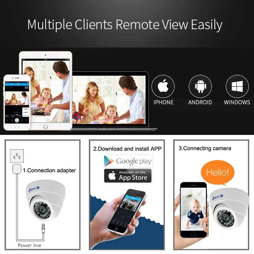 5MP WiFi Dome Security Camera with Night Vision & Motion Alerts - Image 19