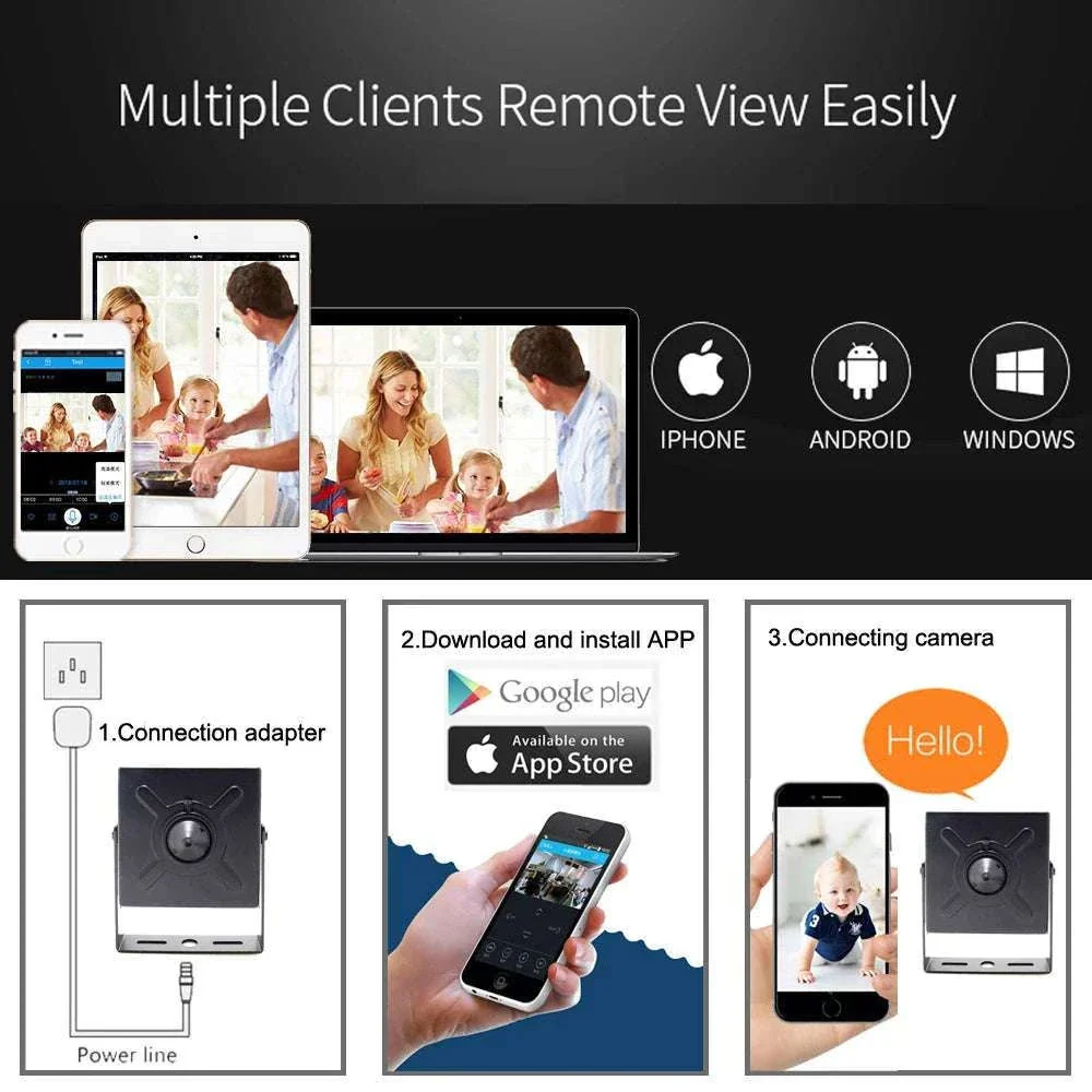Mini WiFi Security Camera 5MP HD with Motion Detection Audio - Image 11