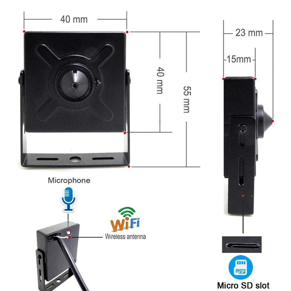 Mini WiFi Security Camera 5MP HD with Motion Detection Audio - Image 2