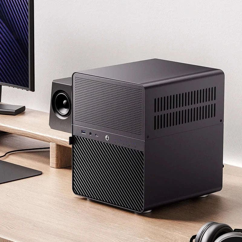 Mini NAS ITX Case with 8 Hot-Swap Bays and Dual Fans - Image 6