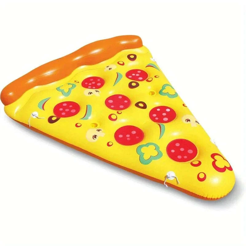 Giant Inflatable Pizza Slice Pool Float with Cup Holders - Image 6