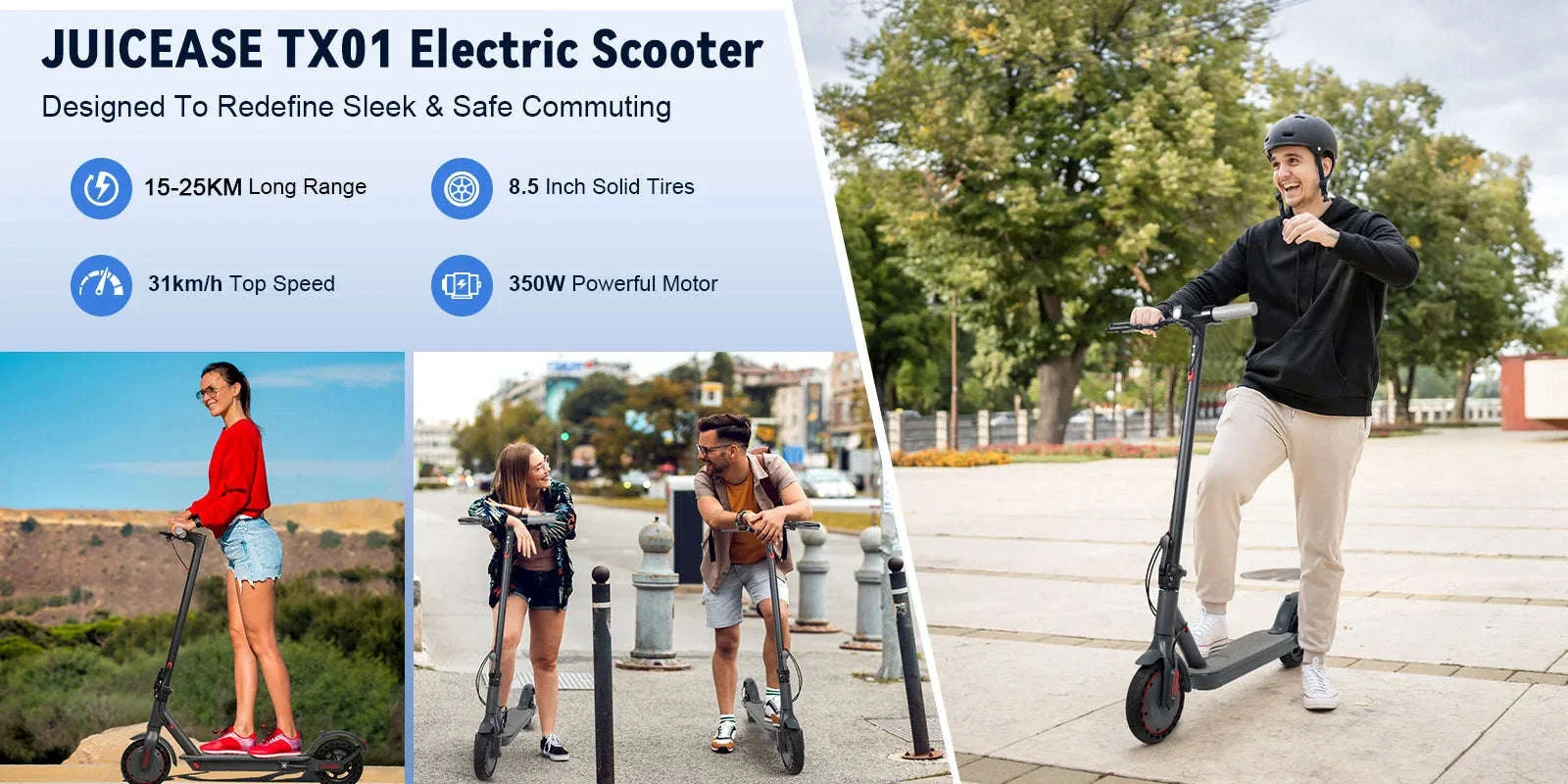 JUICEASE TX01 Electric Scooter for Adults with Smart App Control - Image 9