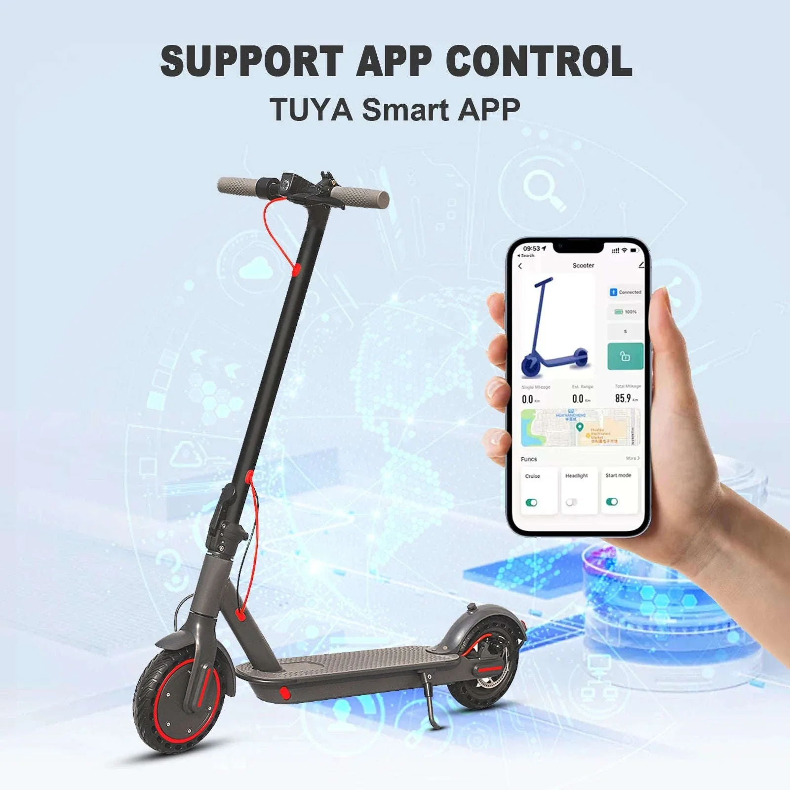 JUICEASE Ultra Long Range Smart Electric Scooter - Image 10