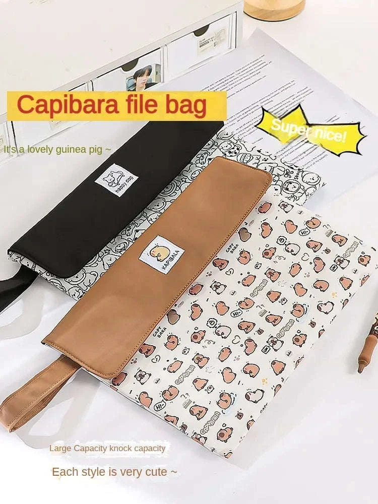 Double-Layer File Bag Large Capacity Stationery Organizer - Image 11