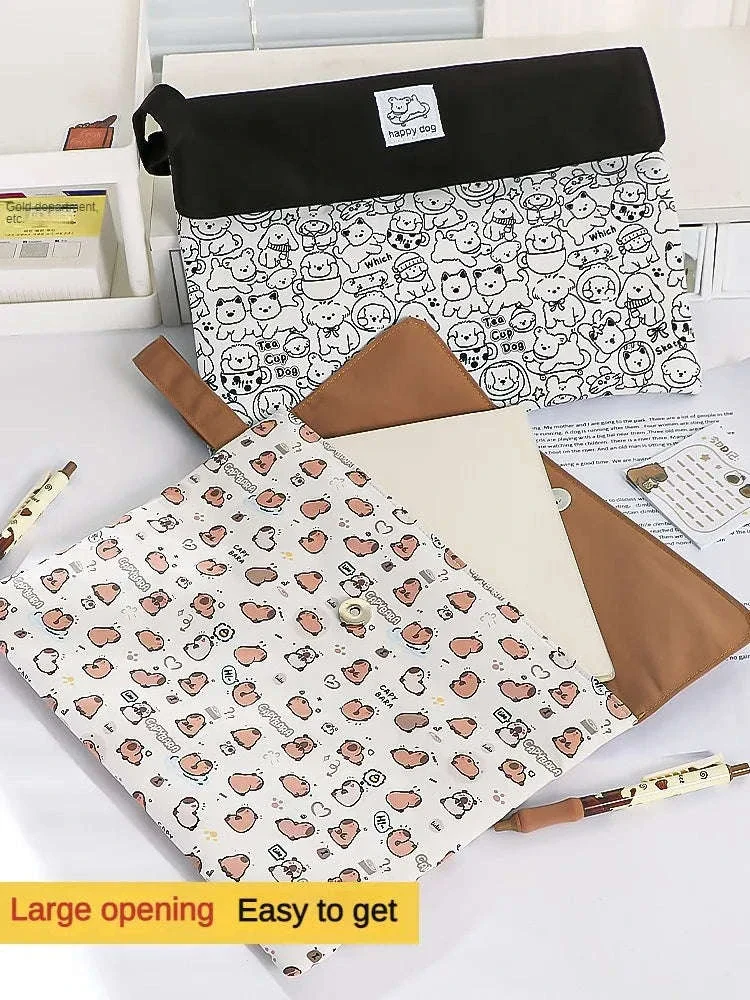 Double-Layer File Bag Large Capacity Stationery Organizer - Image 16
