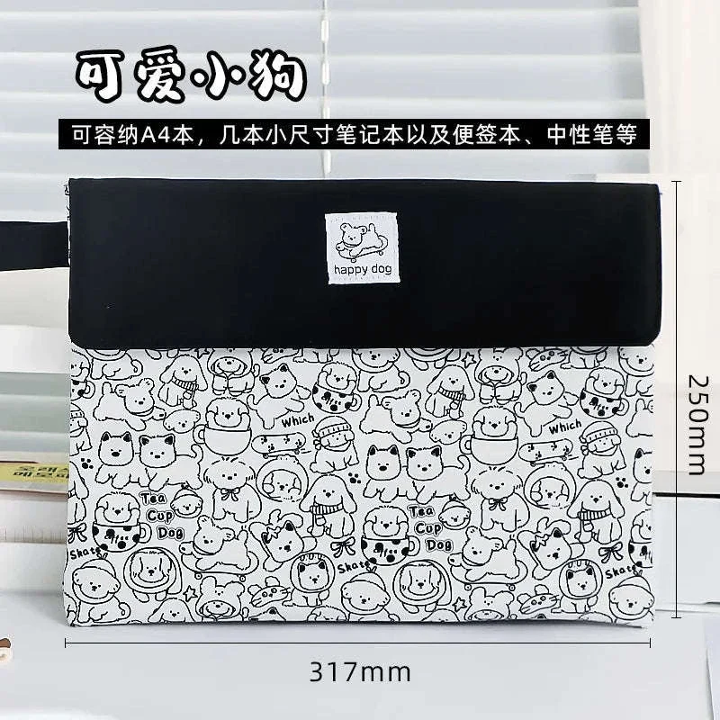 Double-Layer File Bag Large Capacity Stationery Organizer - Image 17
