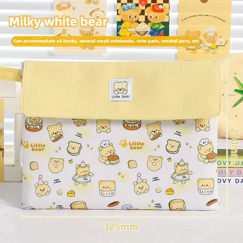 Double-Layer File Bag Large Capacity Stationery Organizer - Image 18