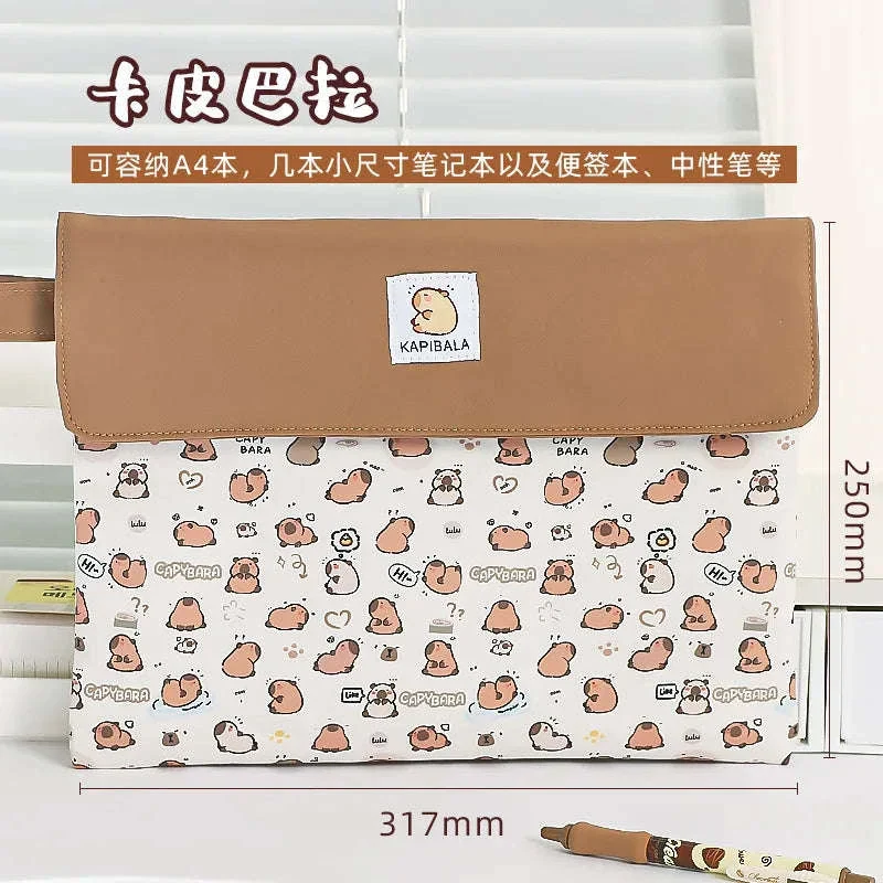 Double-Layer File Bag Large Capacity Stationery Organizer - Image 20