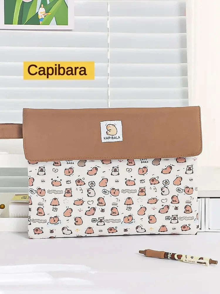 Double-Layer File Bag Large Capacity Stationery Organizer - Image 7