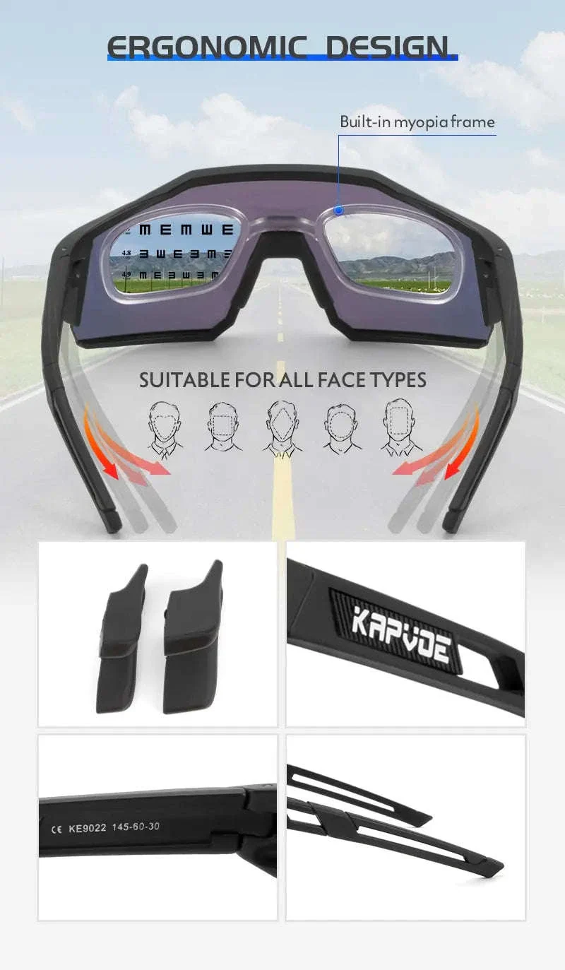 Polarized Cycling Glasses for MTB, Road Ride, and Outdoor Use - Image 16