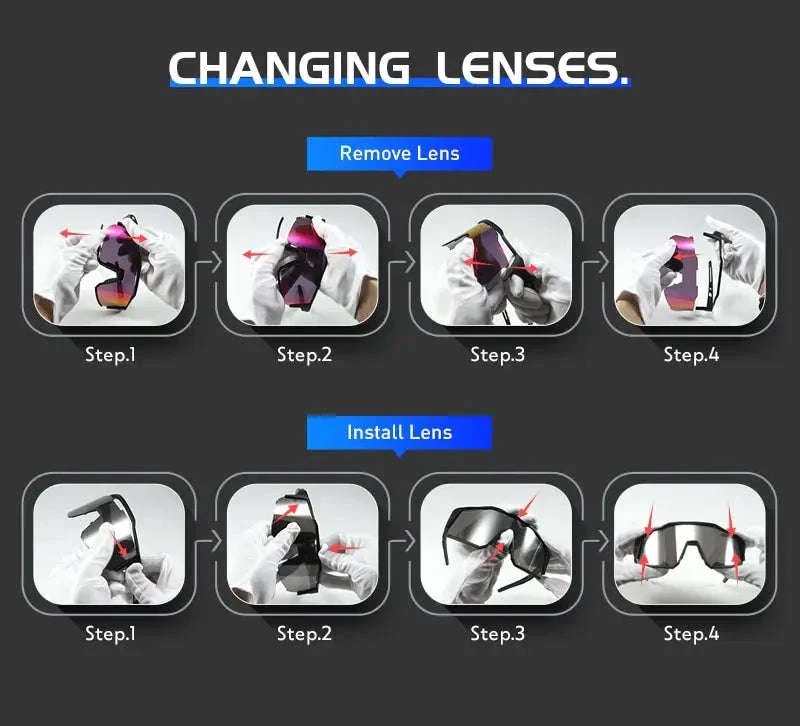 Polarized Cycling Glasses for MTB, Road Ride, and Outdoor Use - Image 19