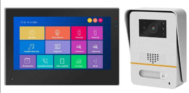 1080P Video Doorbell Intercom with 7-Inch Touch Screen