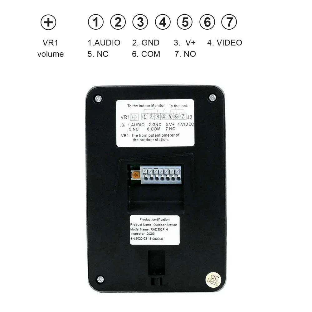 1080P Video Doorbell Intercom with 7-Inch Touch Screen - Image 11