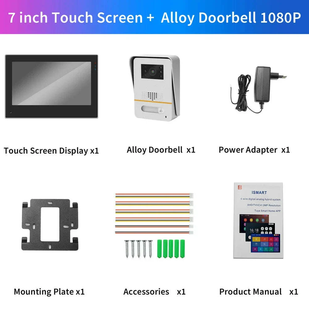 1080P Video Doorbell Intercom with 7-Inch Touch Screen - Image 14