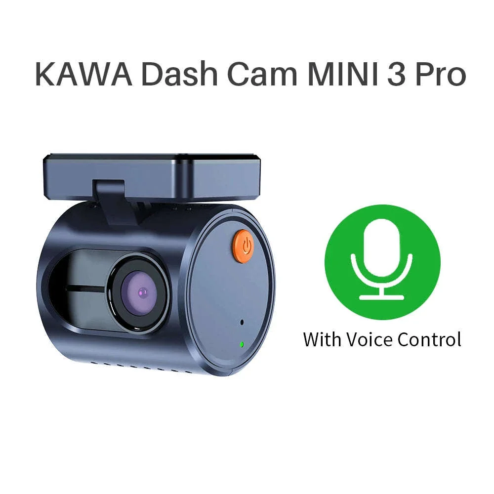 KAWA MINI 3 Pro 2K Dash Cam with WiFi, Voice Control - Image 7