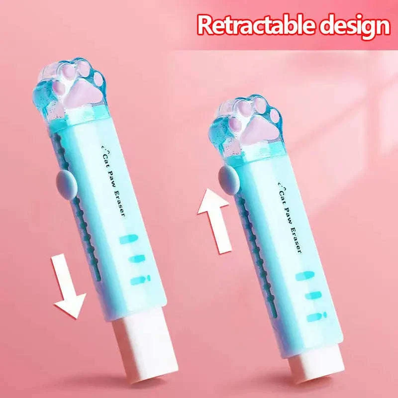 Kawaii Retractable Cat Eraser for Clean, Precise Corrections - Image 3