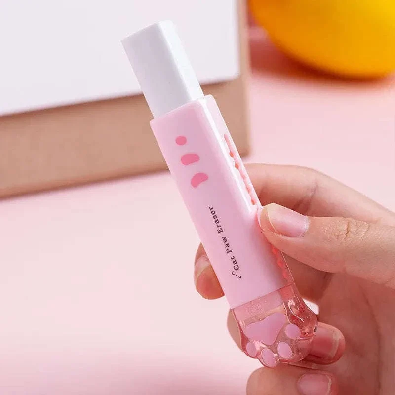 Kawaii Retractable Cat Eraser for Clean, Precise Corrections - Image 4