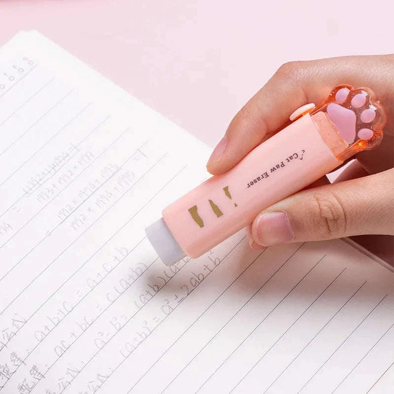 Kawaii Retractable Cat Eraser for Clean, Precise Corrections - Image 5
