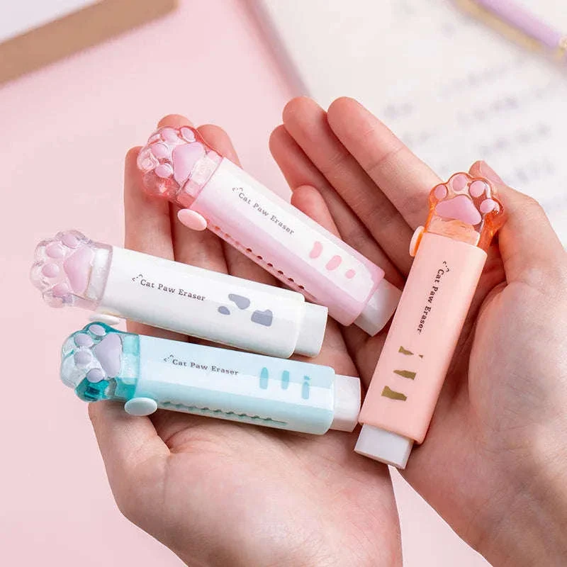 Kawaii Retractable Cat Eraser for Clean, Precise Corrections - Image 6