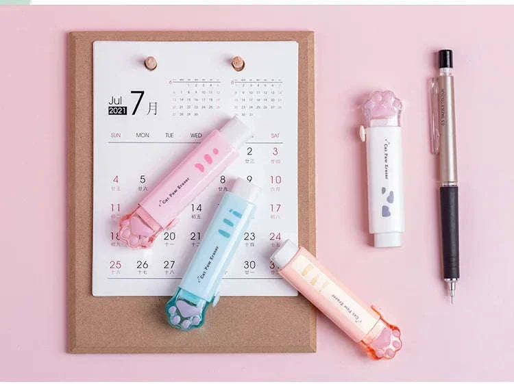 Kawaii Retractable Cat Eraser for Clean, Precise Corrections - Image 9