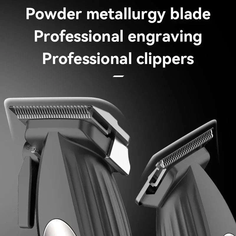 Kemei KM-8536 Cordless Hair Clipper & Trimmer Set with LCD Display - Image 3