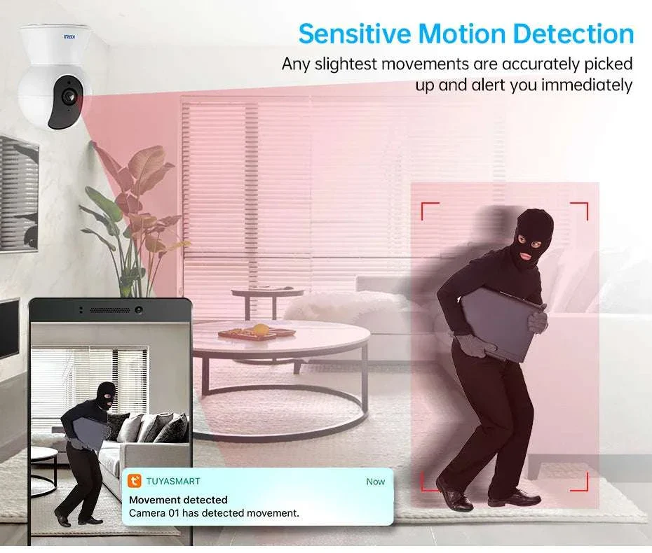 4K WiFi Indoor Security Camera with Auto Tracking & Night Vision - Image 13