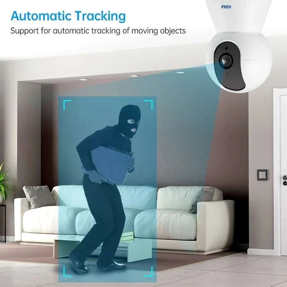 4K WiFi Indoor Security Camera with Auto Tracking & Night Vision - Image 2