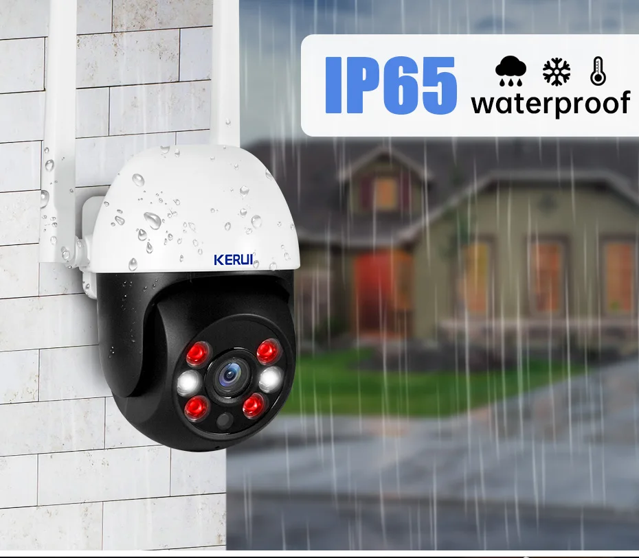 KERUI 5MP Outdoor WiFi Dome Security Camera with Auto Tracking - Image 6