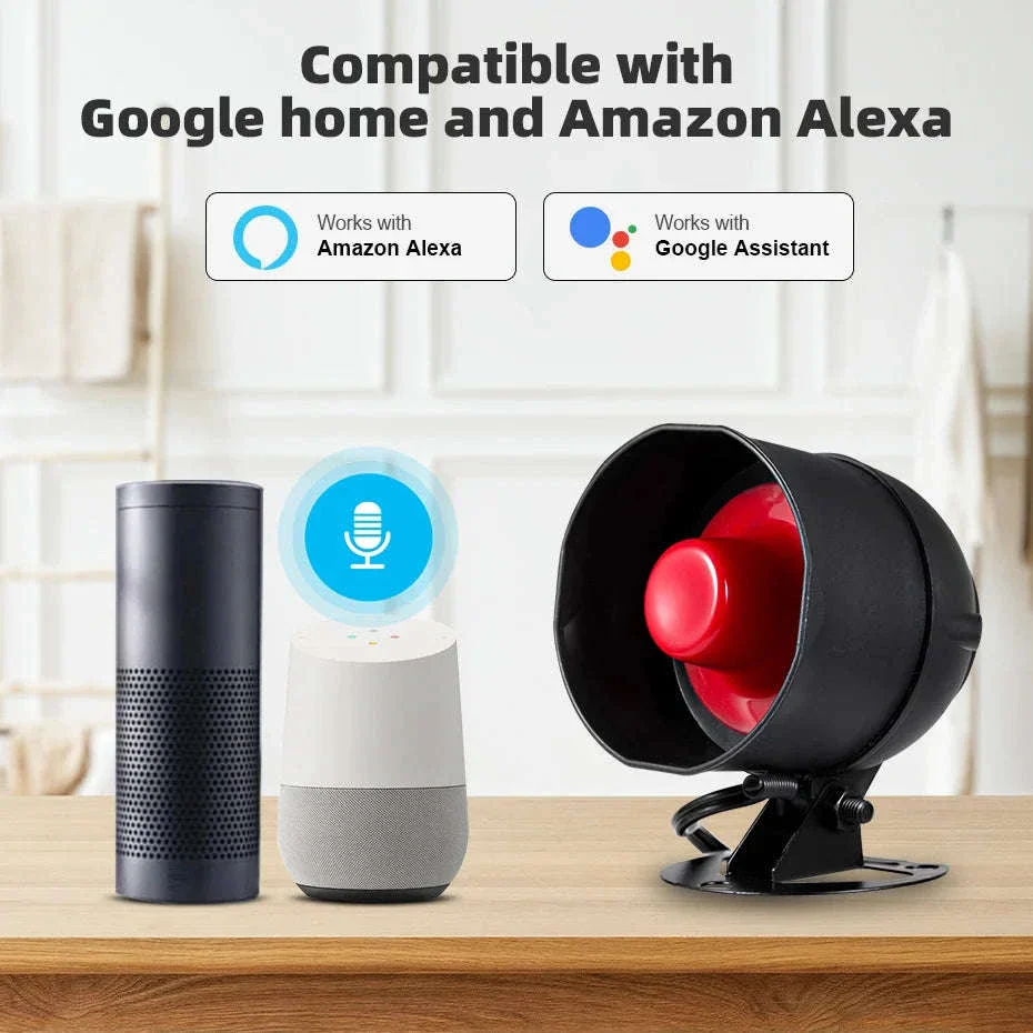 Tuya WiFi Siren Alarm System Kit with 110dB Home Alert - Image 18