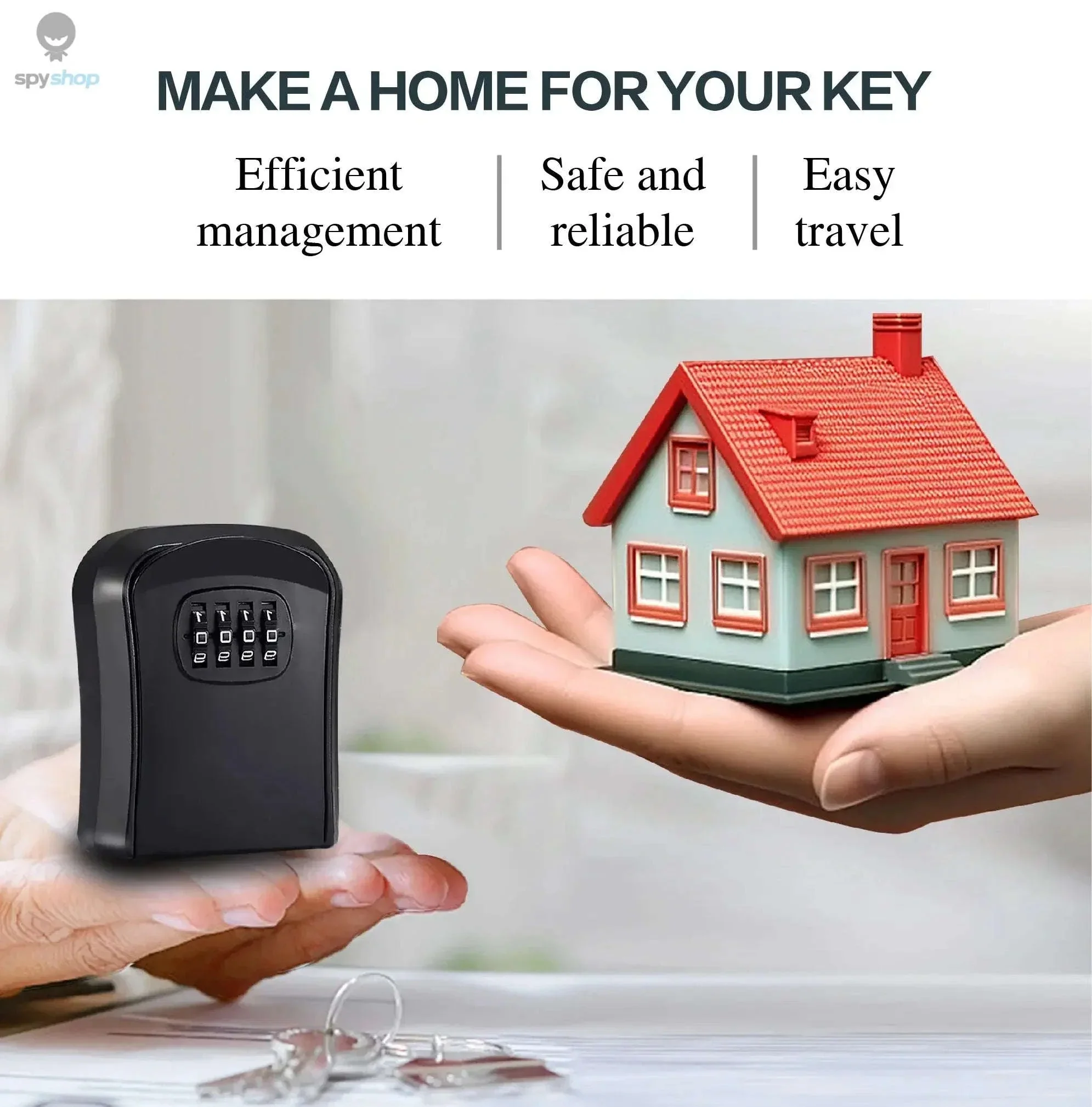 Key Keeper Combination Lock Box with 4-Digit Access - Image 3