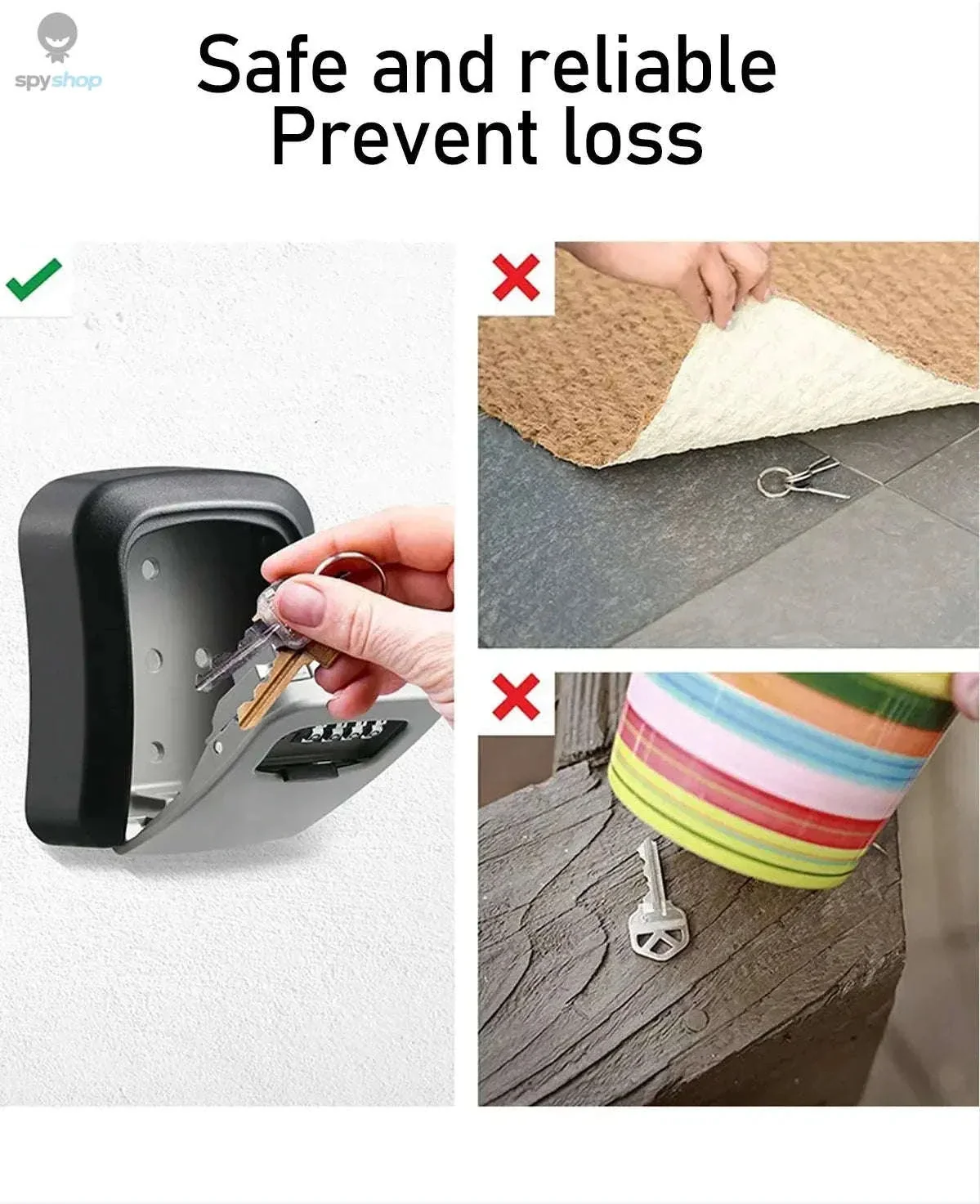 Key Keeper Combination Lock Box with 4-Digit Access - Image 9