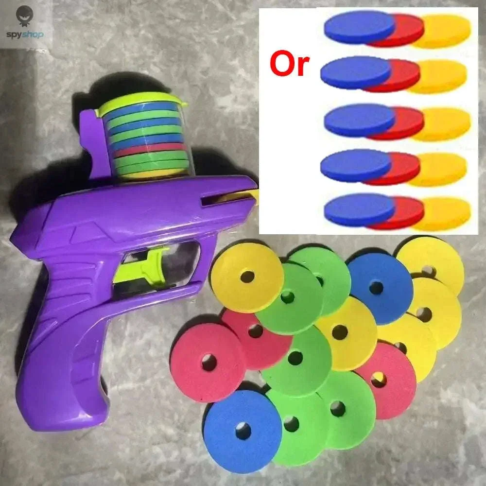 Kids Foam Disc Launcher Toy for Safe Outdoor Active Play - Image 10