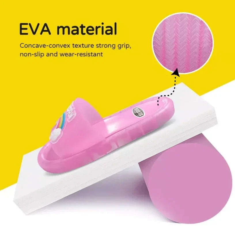 Kids Unicorn Light-Up Slippers for Cozy Everyday Wear - Image 4