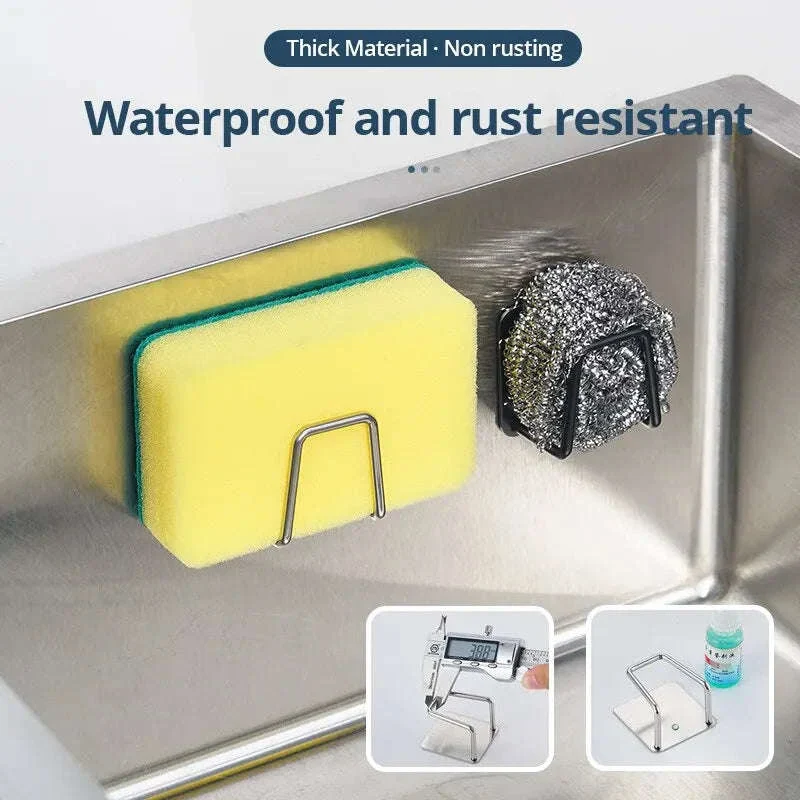 Stainless Steel Sink Shelf Organizer for Cleaner Counter Space