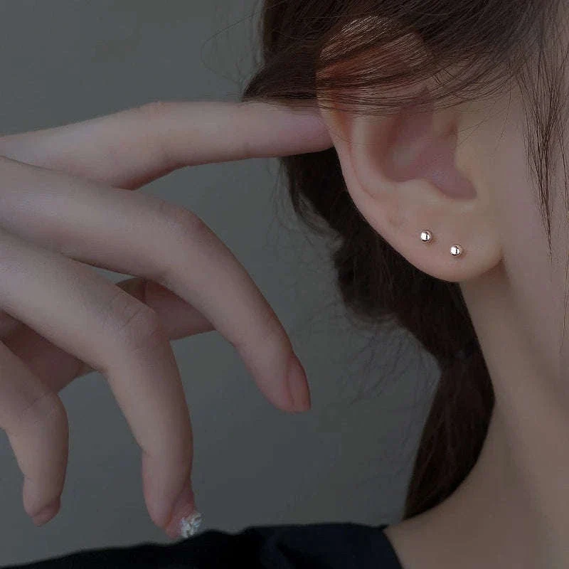 Korean Metal Leaf Stud Earrings for Effortless Everyday Style - Image 28