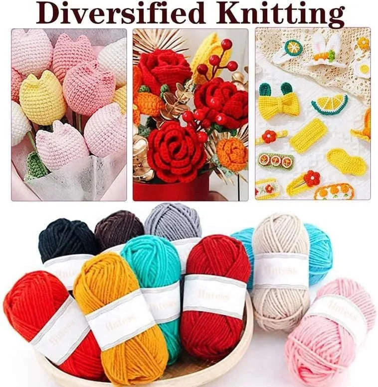 59-Piece Crochet Knitting Set for Beginners and Crafters - Image 9