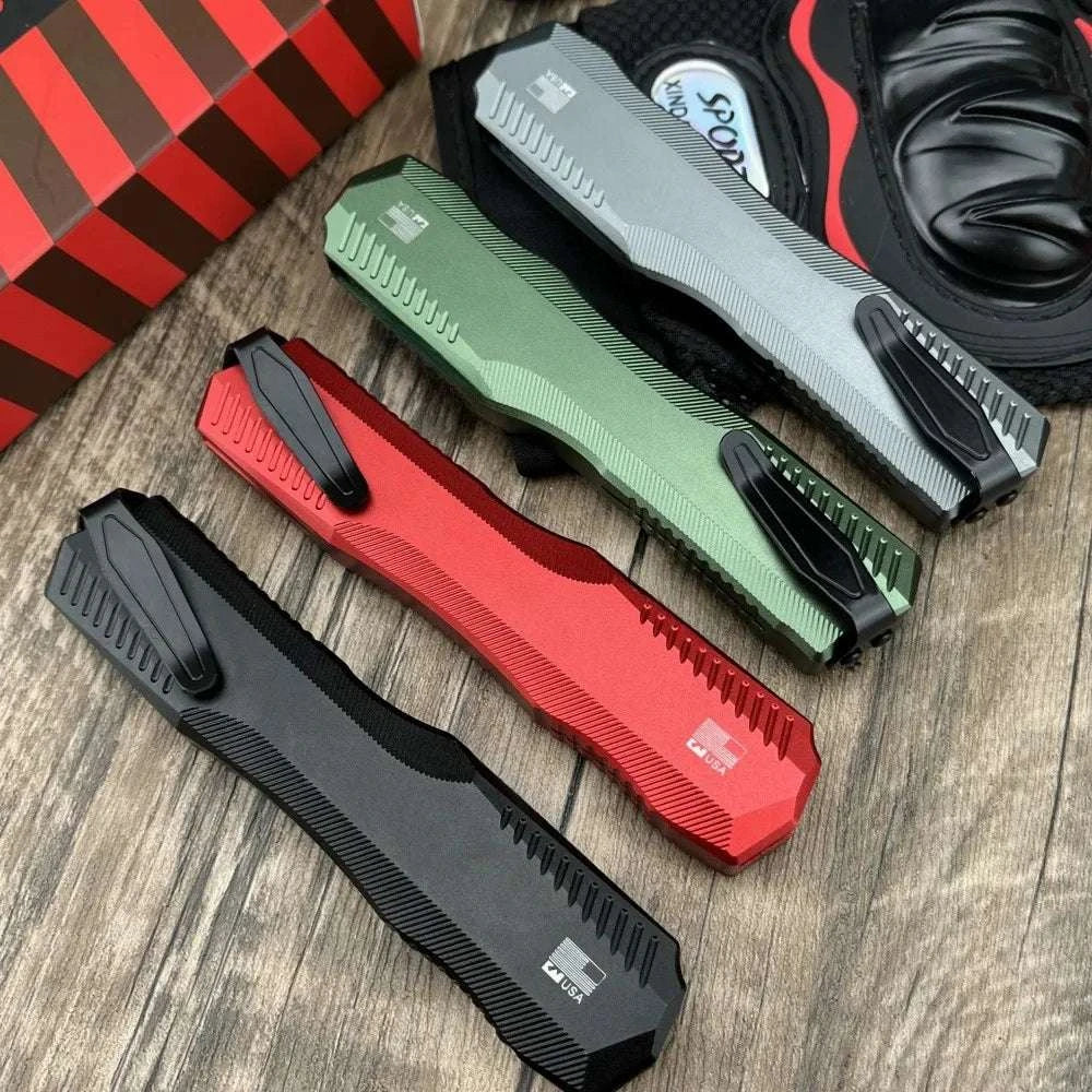 D2 Steel Folding Pocket Knife 20cm Outdoor EDC with T6 Aluminum Handle - Image 8