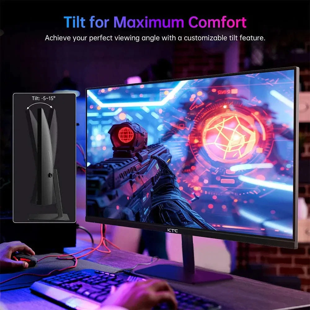KTC H24F8 23.8" 180Hz Fast IPS HDR10 Gaming Monitor - Image 17