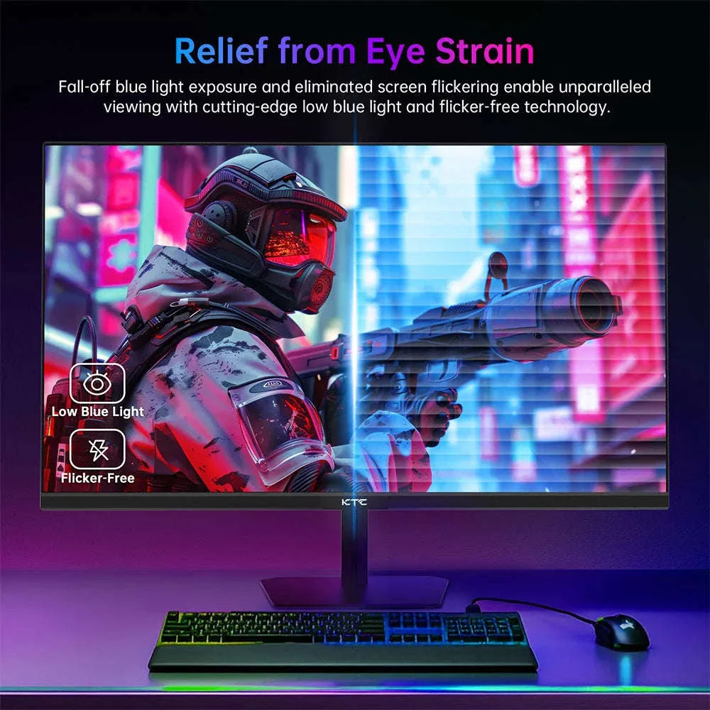 KTC H24F8 23.8" 180Hz Fast IPS HDR10 Gaming Monitor - Image 4