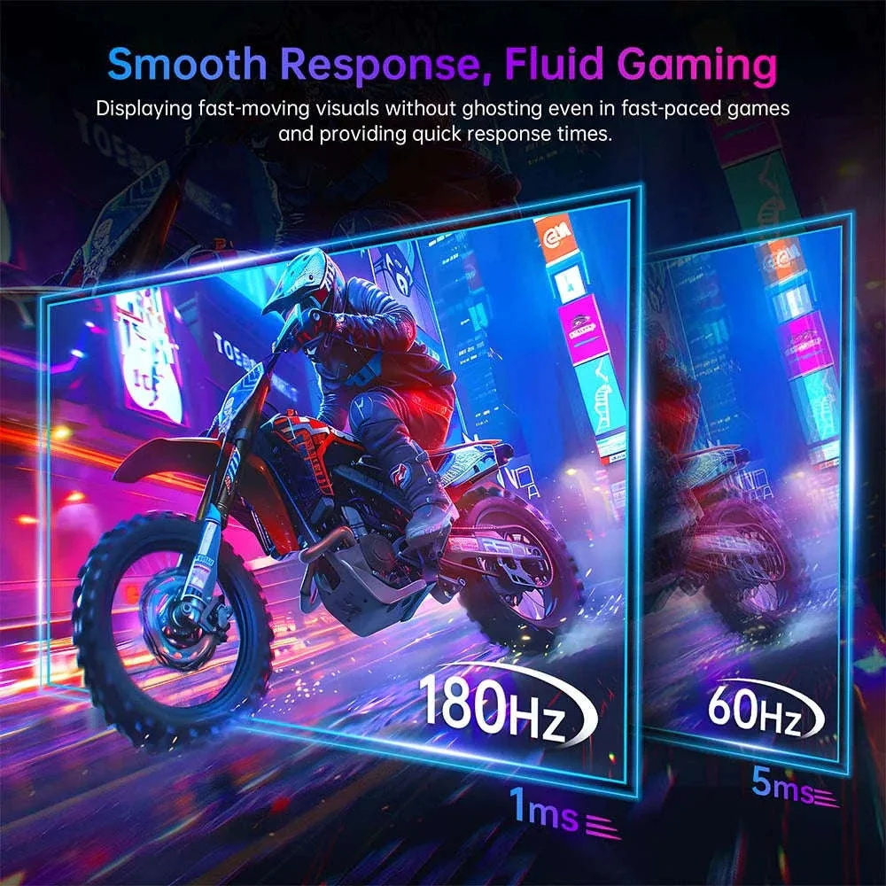 KTC H24F8 23.8" 180Hz Fast IPS HDR10 Gaming Monitor - Image 9