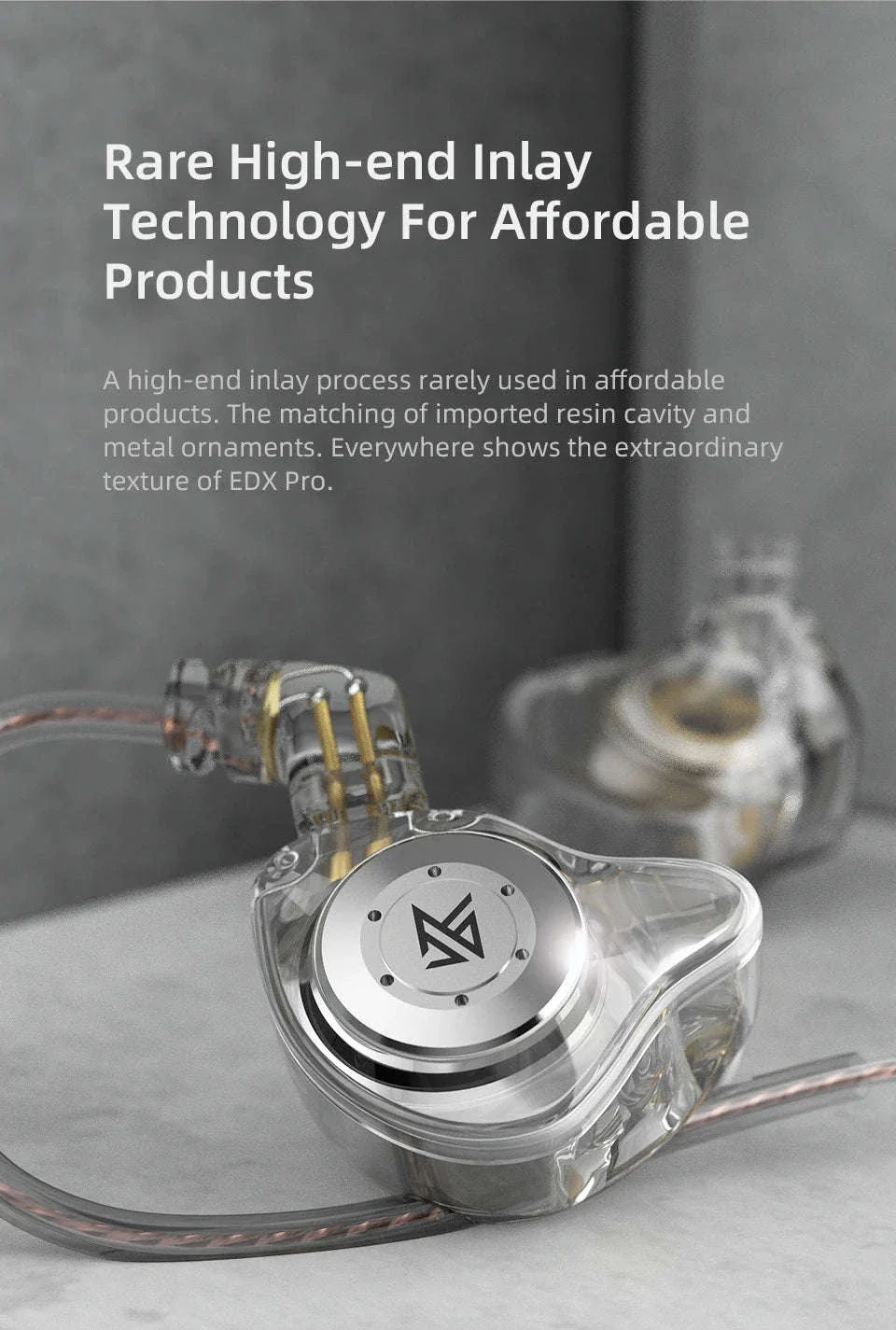 KZ EDX PRO In-Ear Monitors with Detachable Cable - Image 10