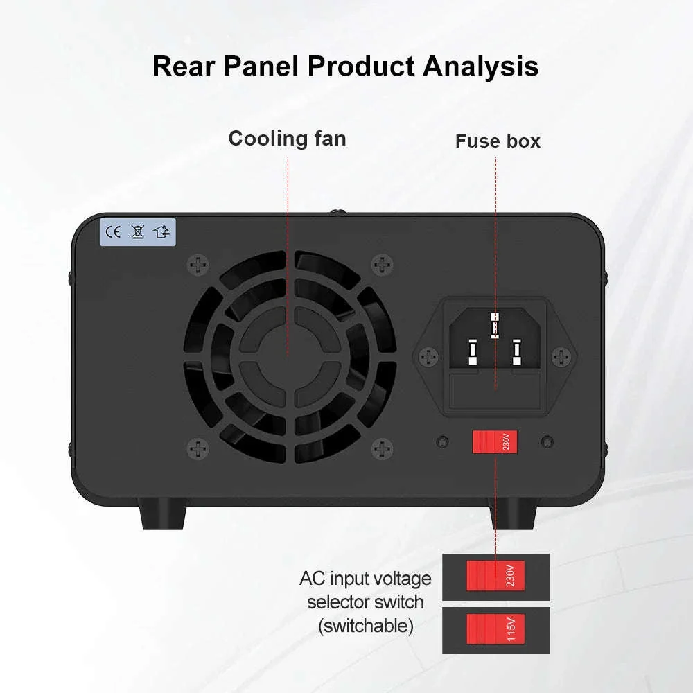 Lab Bench Power Supply Adjustable DC Unit - Image 16